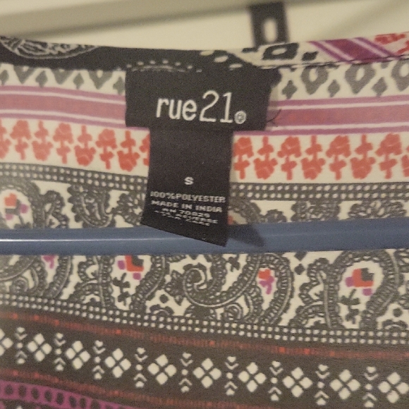 Rue21 Multicolor Patterned Kimono Brand New - Picture 2 of 3